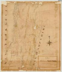 Map of part of the province of New York, east of Lake George and Champlain. Map #154