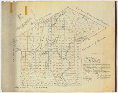 Map of a certain tract of land belonging to the State of New York (Copy).  Copy of Map #159