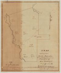 Map of a part of the late Oneida Reservation. Map #201B