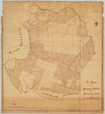 Map of Scriba's Patent and Boylston Tract. Map #204