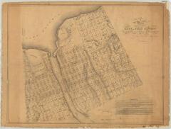 Map of the Villages of East and West Oswego. Map #230