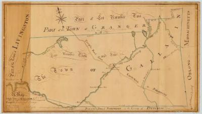 Map of the Town of Gallatin. Map #178