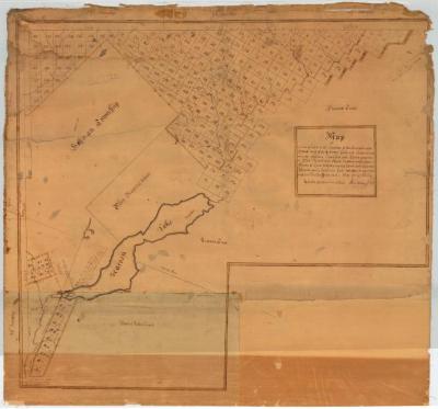 Map and copy of a tract of land in the Counties of Washington and Essex. Map #226