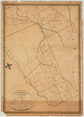 A Map of the lands in the Oneida Reservation, 1803  