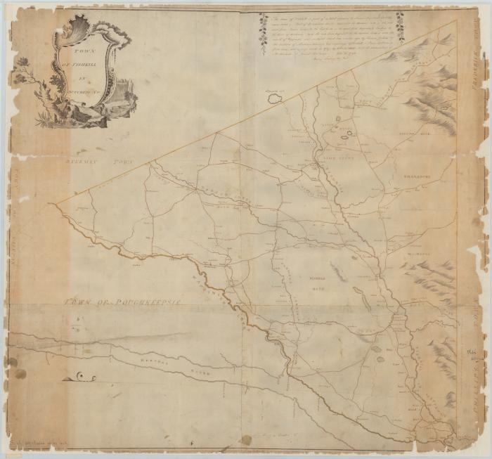 Map of the Town of Fishkill in Dutchess County. Map #231