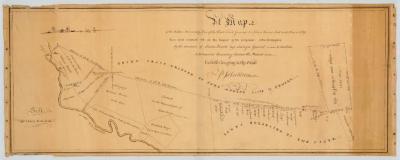Map of the Western Boundary Line of the third tract, granted to John Morine Scott. Map #147A