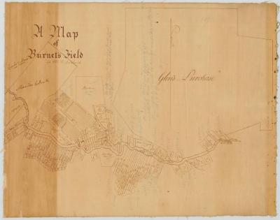 Map of Burnet's Field. Map #181