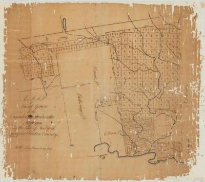 Map of land given to the Canadian and Nova Scotia Refugees. Map #209