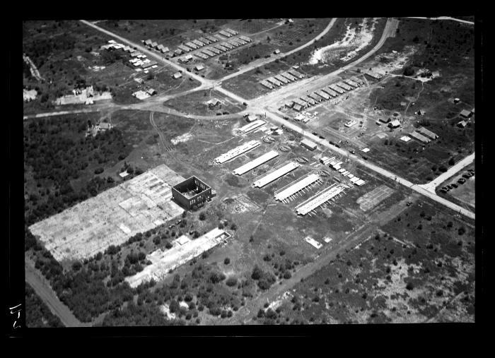 Camp Upton, Long Island, CCC Camp Aerial View