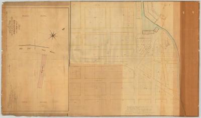 Map of Lot No. 23 of Kipp's Bay Farm and a map of part of the Village of Geddes. Map #308