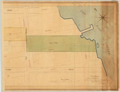 Map of Lots No. 2, 16, 18, of the Kip's Bay Farm in the 12th ward of the City of New York. Map #304B