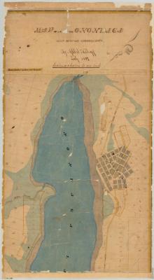 Map of a part of the Onondaga Salt Springs Reservation. Map #312A