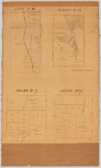 Map of Cato No. 98, Junius No. 89, Solon No. 9 and Colon No. 73. Map #243