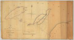 Map of Galloe, Little Galloe, Calf and Stoney Islands, situate in Lake Ontario. Map #268