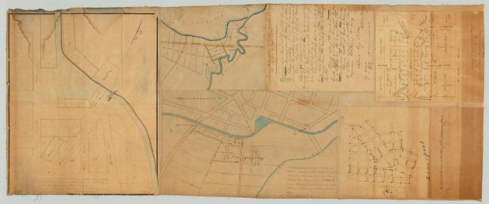 Map of the Villages of Geddes, Geddesburgh, Liverpool and 15 Acre Marsh lot No. 42. Map #303