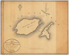 Map of Granadier and Fox Islands, situate in Lake Ontario. Map #270