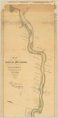 Map of the Indian Meadows on Grasse River in the Town of Massena. Map #307A