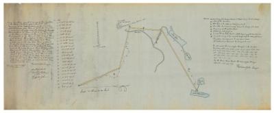 Map of a survey of a State Road in Hamilton County. Map #273 (Copy)