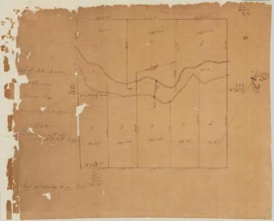 Map of Mile Square in Massena, St. Lawrence County. Map #277A