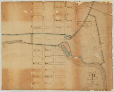 Survey, Description and Appraisement of a piece of land in the Village of Oswego. Map #310A