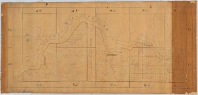 Map of the cession of the Holland Land Company to Erie Canal. Map #276