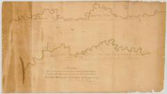 Map in two parts of the Wood Creek Reservation in Oneida County, 1832