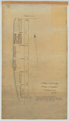 Map of the Village of Lewiston. Map #313 (Copy)