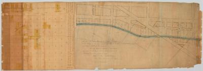 Map of the Salt Manufacturing Lots laid out in the Village of Syracuse and Lots in the Town of Pharsalia. Map #311A-311B