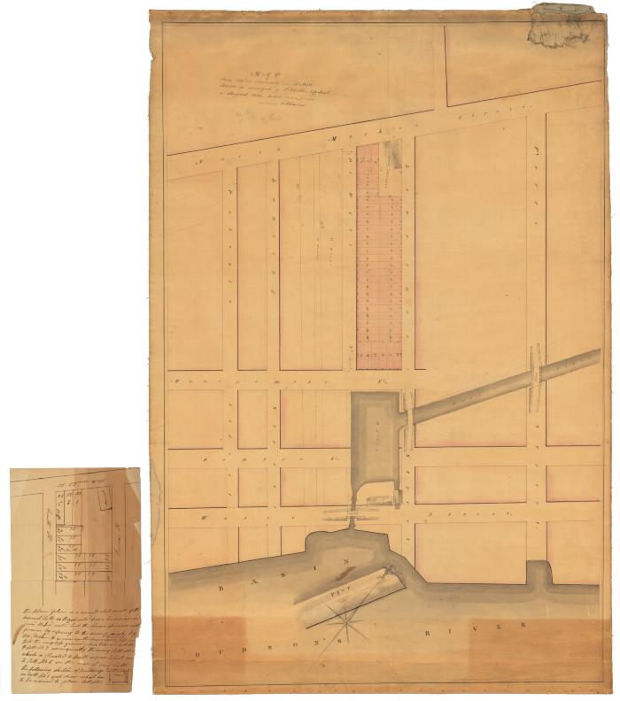 Map of State lots on Lawrence and De Witt streets [Albany] Map #285