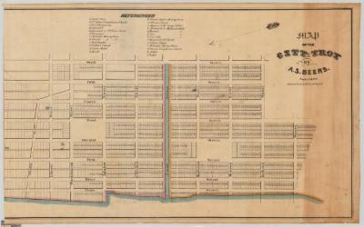 Map of the City of Troy. Map #326B