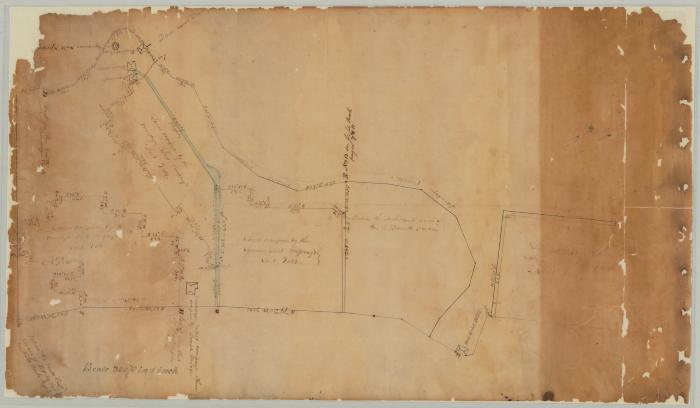 Map of lands on Onondaga Creek. Map #332