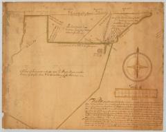 Map of a tract of land granted to Buger Huyck and others. Map #377