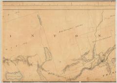 Map and profile of the road from Port Kent to Hopkinton. Map #350B