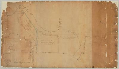 Map of lands on Onondaga Creek. Map #332