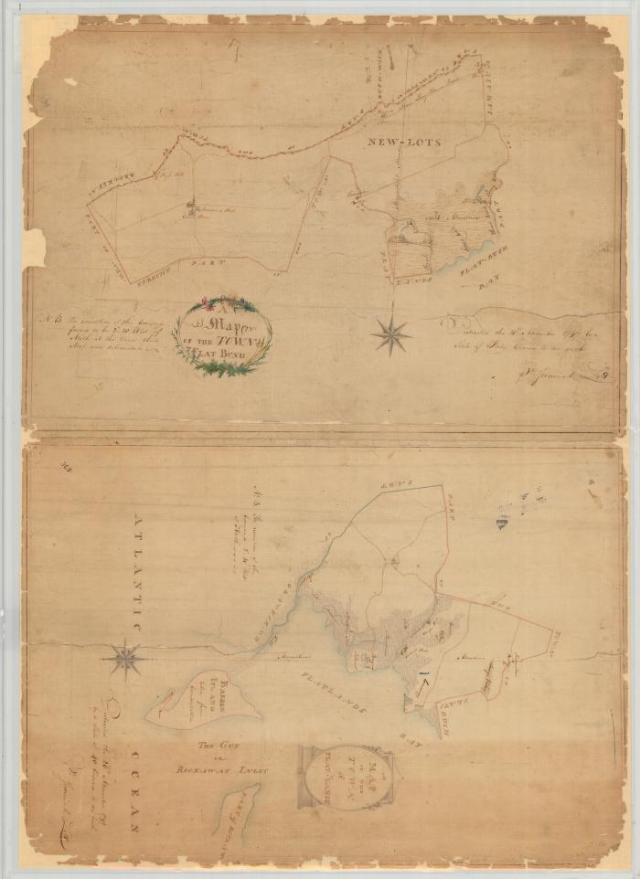 2 Maps of the Town of Flatbush, Kings County. Map #368