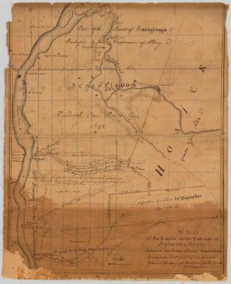 Map of lands on the east side of the Hudson River between the Deep Kill and Seachticook. Map #333