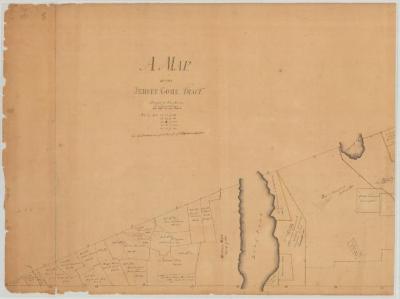 Map of the Jersey Gore Tract. Map #390A