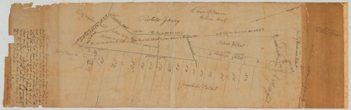 Map of patents in the Town of Springfield, Otsego County. Cherry Valley. Map #329