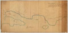 Map of the Traverses on Lake Champlain. Map #397