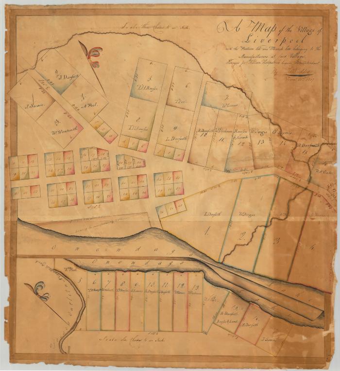 Map of the Village of Liverpool. Map #362