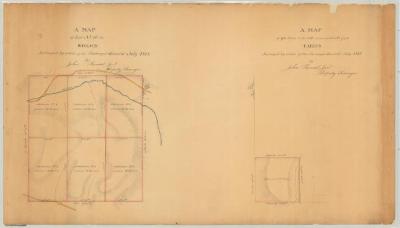 Map of 92 acres in the S. W. corner of Lot No. 74, in Fabius, Cortland County and Map No. 16 in Solon, Cortland County. Map #330