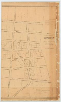 Map of the Village of Lewiston in Niagara County. Map #351B