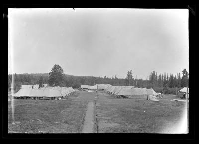 Civilian Conservation Corps camp at Wawbeek in Harrietstown, Franklin County 