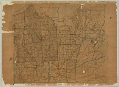 New York State by Simeon De Witt. Sheet No. 1, central part. Map #481