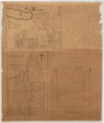 Cayuga, Onondaga and Oneida Indian Reservations. Map #487