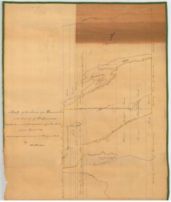 Map of the Town of Macomb in the County of St. Lawrence. Map #419