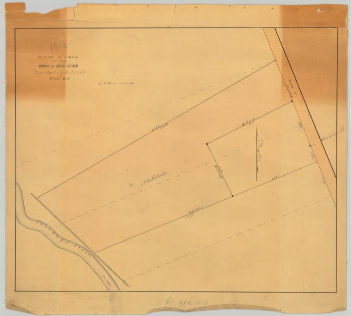 Map of part of Marsh Lots 37 and 38, Salina. Map #456D