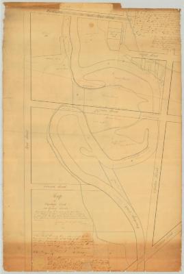 Map of Onondaga Creek. Map #454