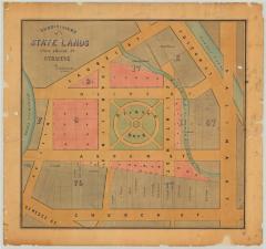 Map of Subdivisions of lands near Church Street, Syracuse. Map #458_3