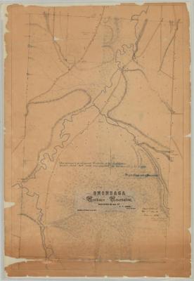 Map of Onondaga Residence Reservation. Map #461